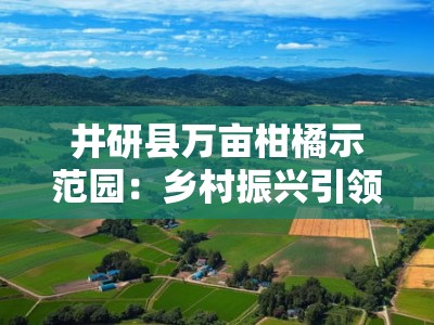 井研县万亩柑橘示范园：乡村振兴引领生态富民新篇章